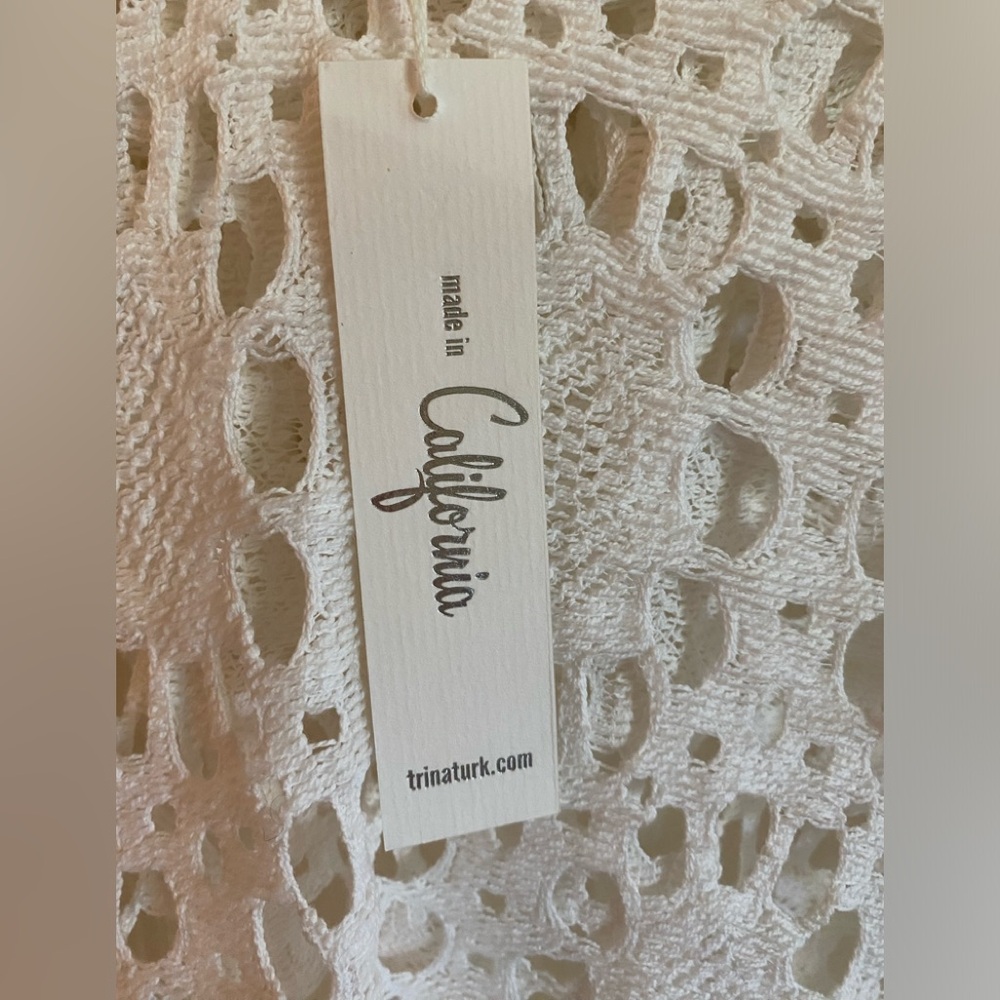 Trina Turk crochet hoodie - Picture 3 of 10